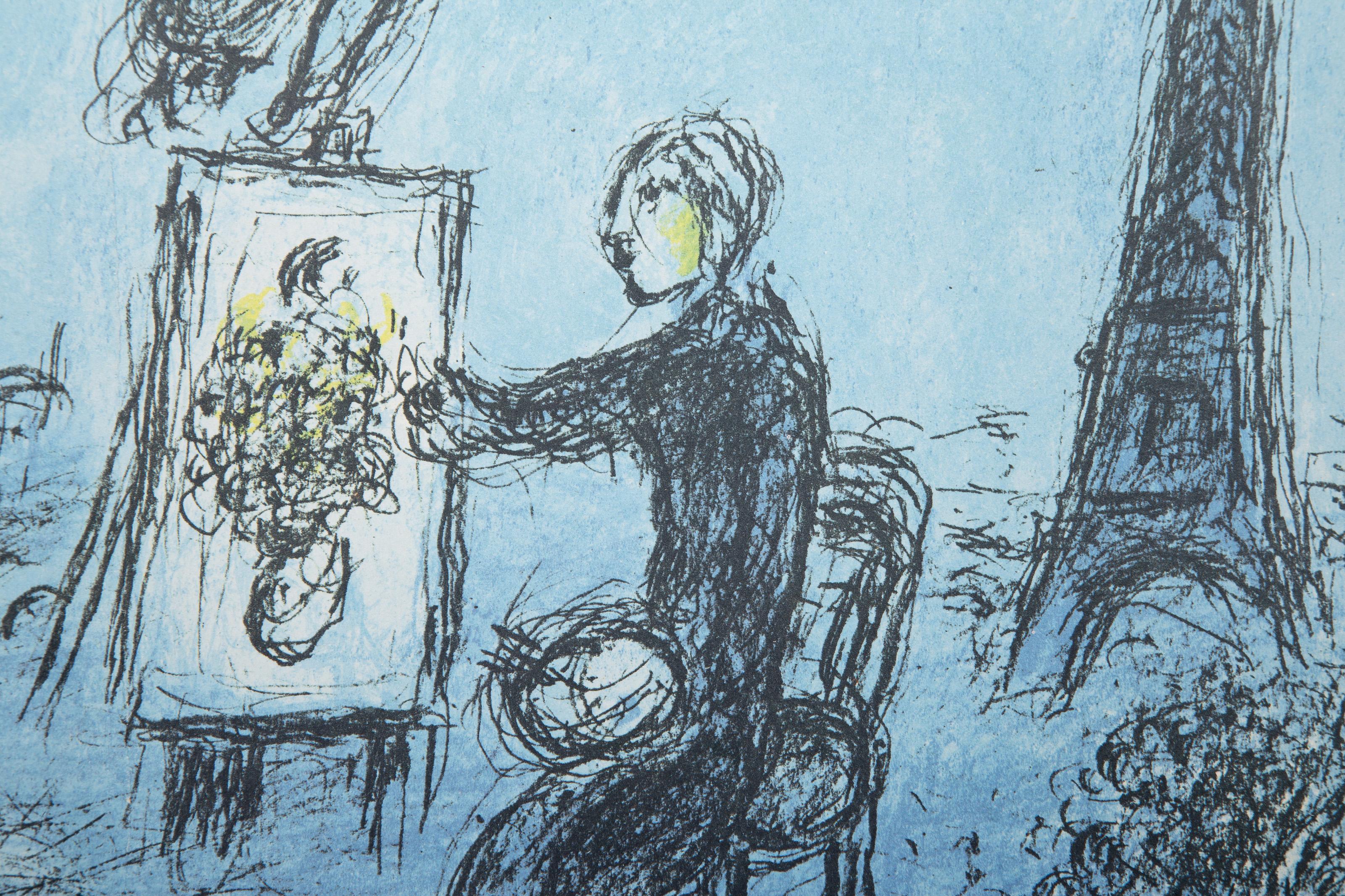 Lithographs V (Cover), Modern Lithograph by Marc Chagall For Sale 2