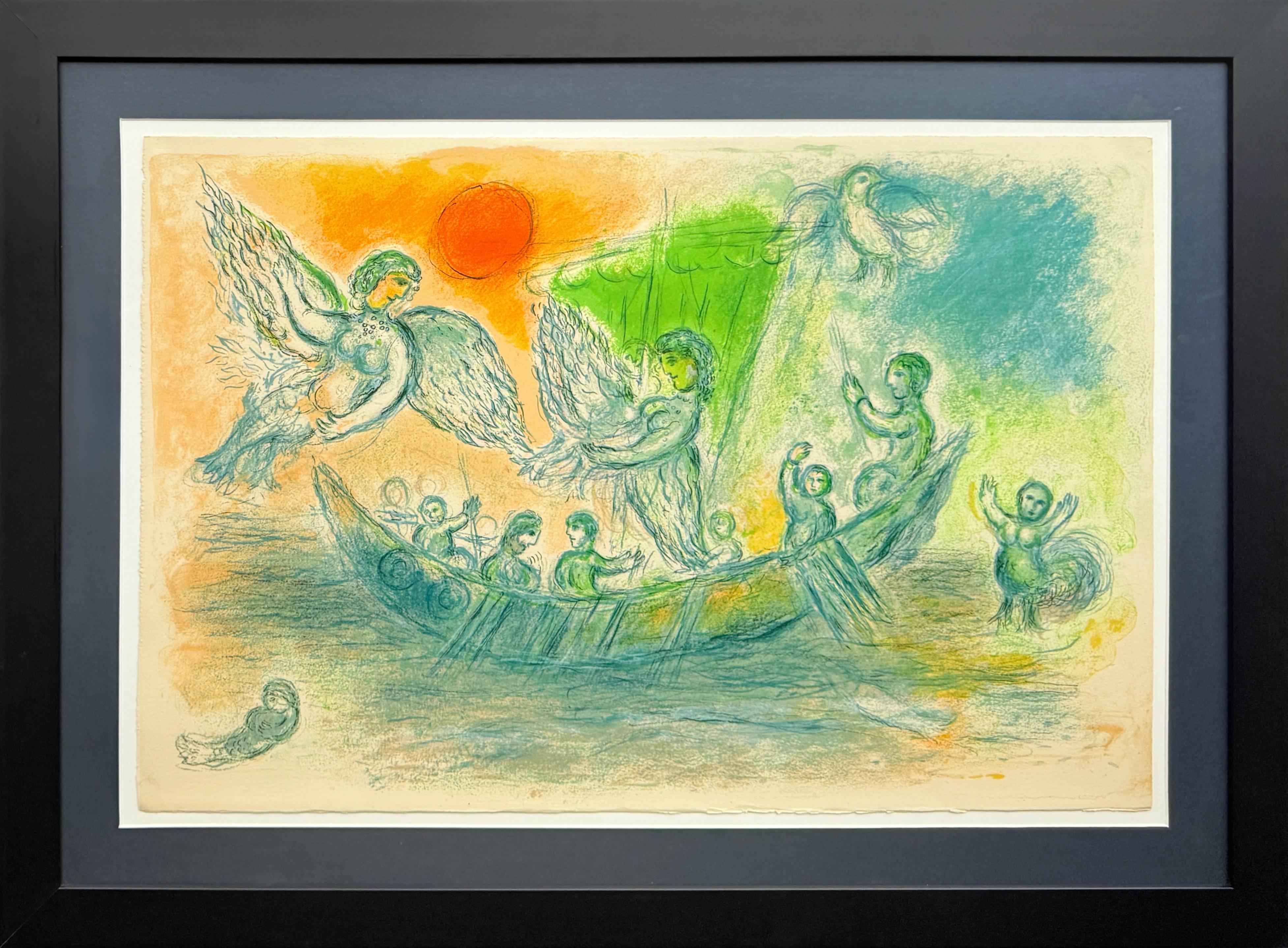 Print Marc Chagall - L'Odyssée, Planche XIX