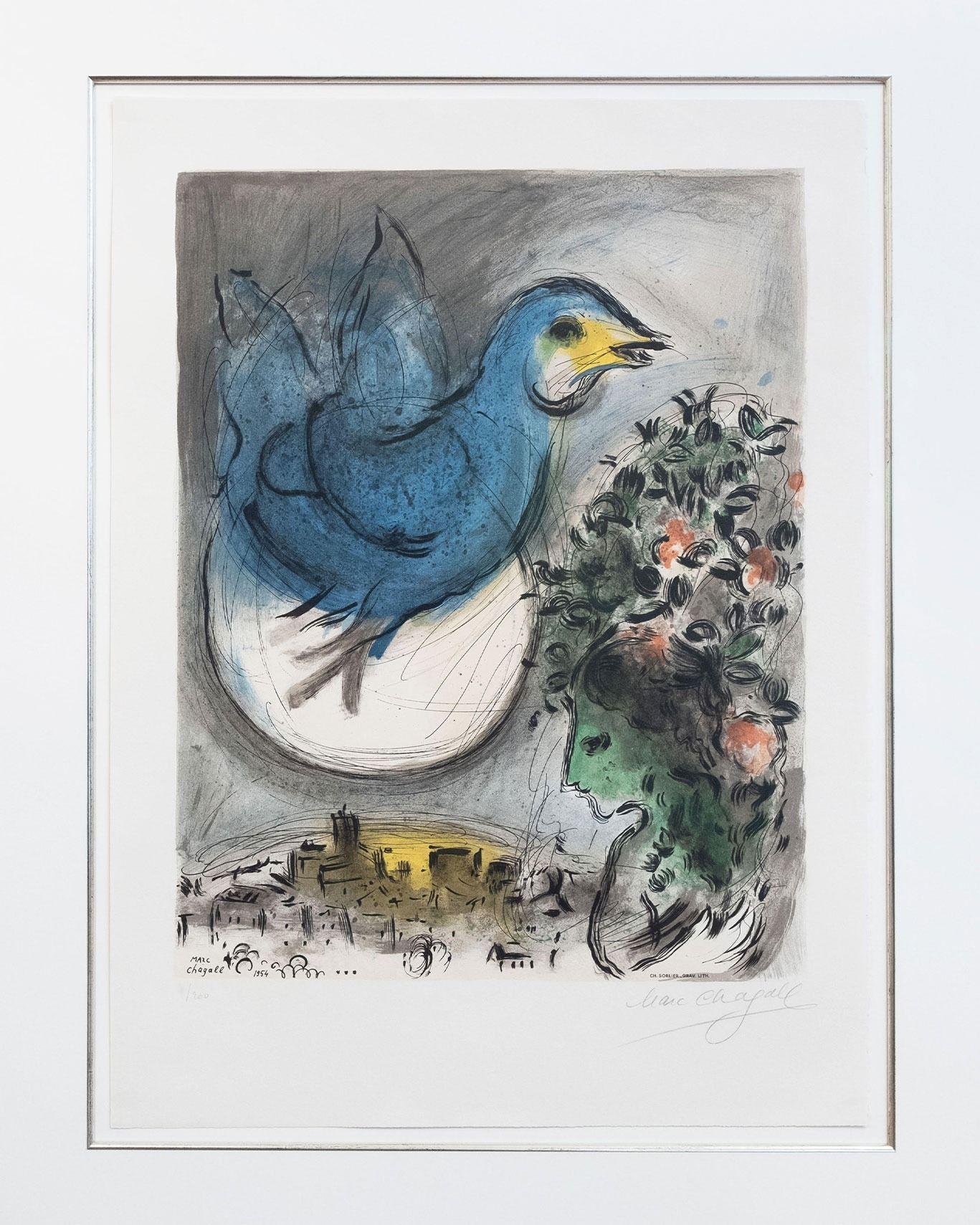 L'Oiseau Bleu By Marc Chagall For Sale 1