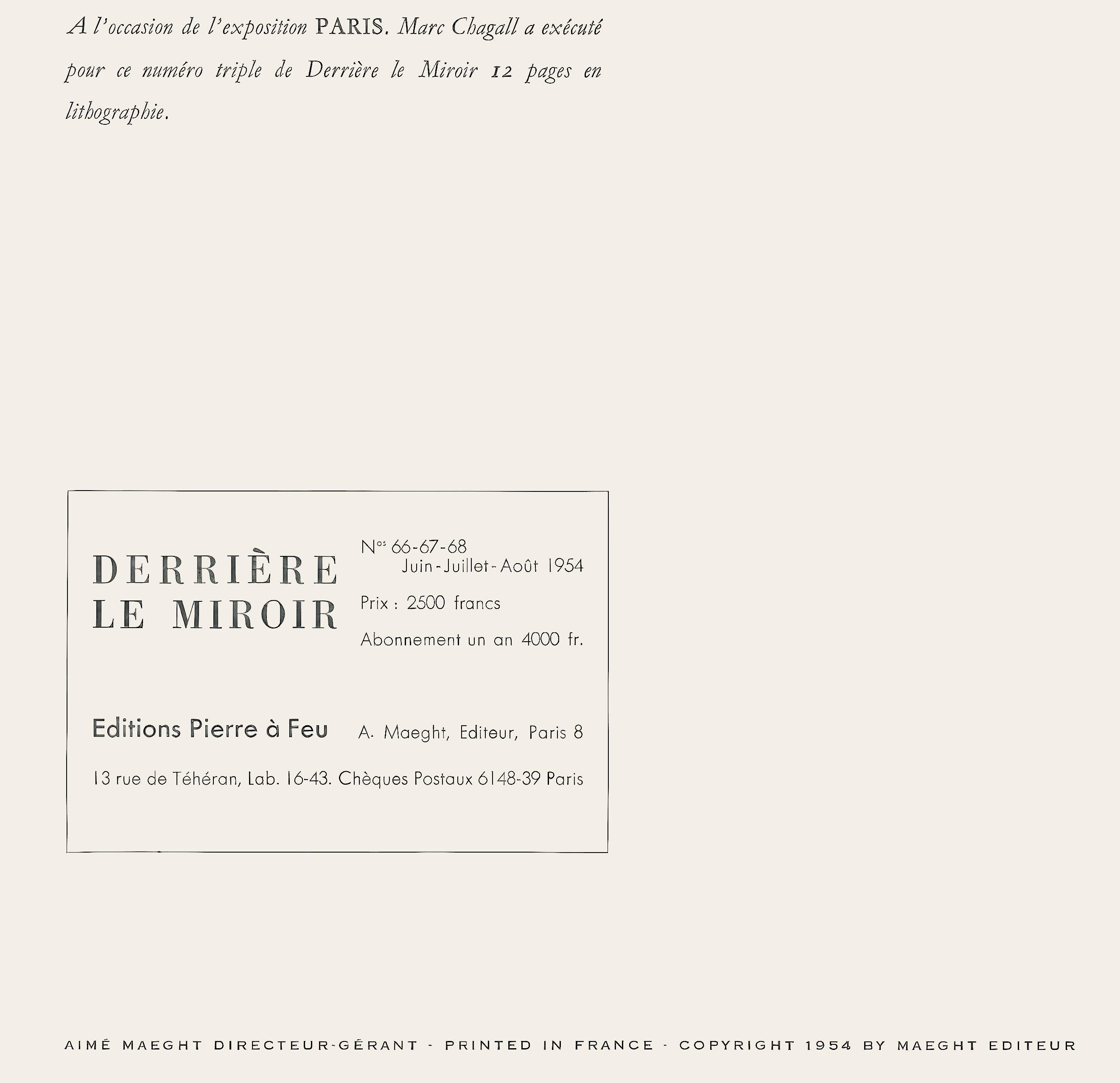 L'Opera (Cramer 24; Mourlot 102), Derrière le miroir im Angebot 4