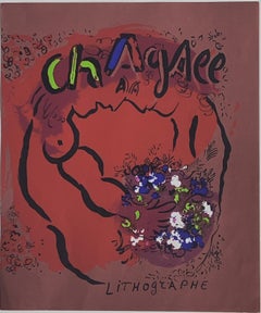 Amanti con bouquet, copertina della litografia I