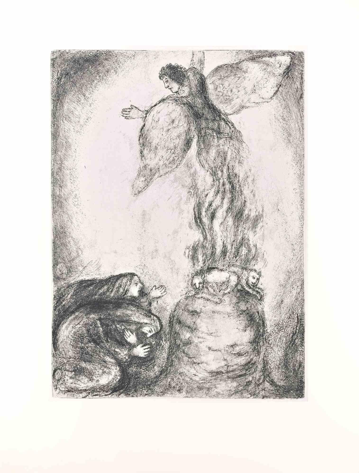 Etching on Montval wove paper, realized by Marc Chagall in 1931-39 and published by Tériade in 1956.

Edition of 275+30 out of commerce copies.

Not signed nor numbered, as issued.

Excellent impression with full margins a a bright and fresh