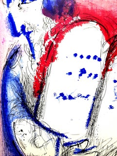 Marc Chagall - Tablets of Stone - Original Lithograph