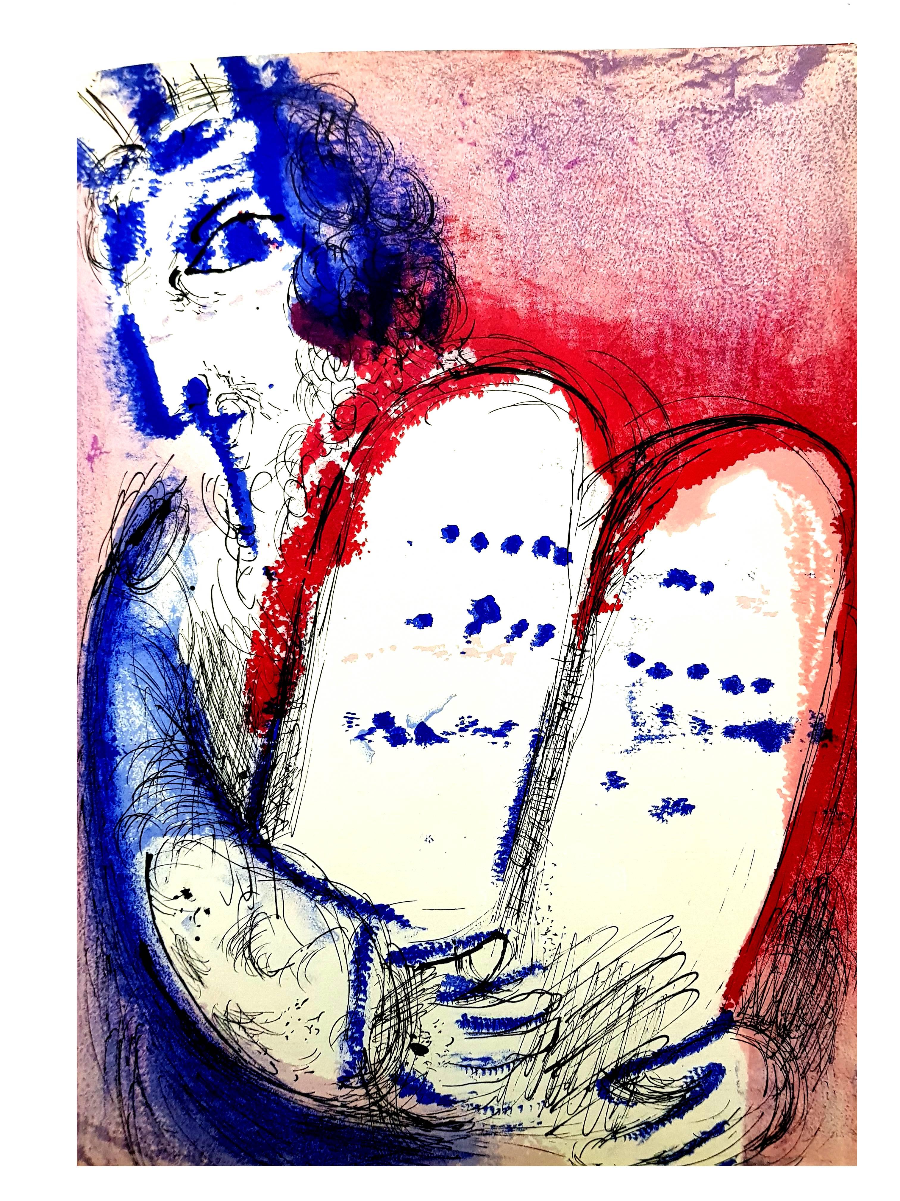 Marc Chagall - Tablets of Stone - Original Lithograph 6