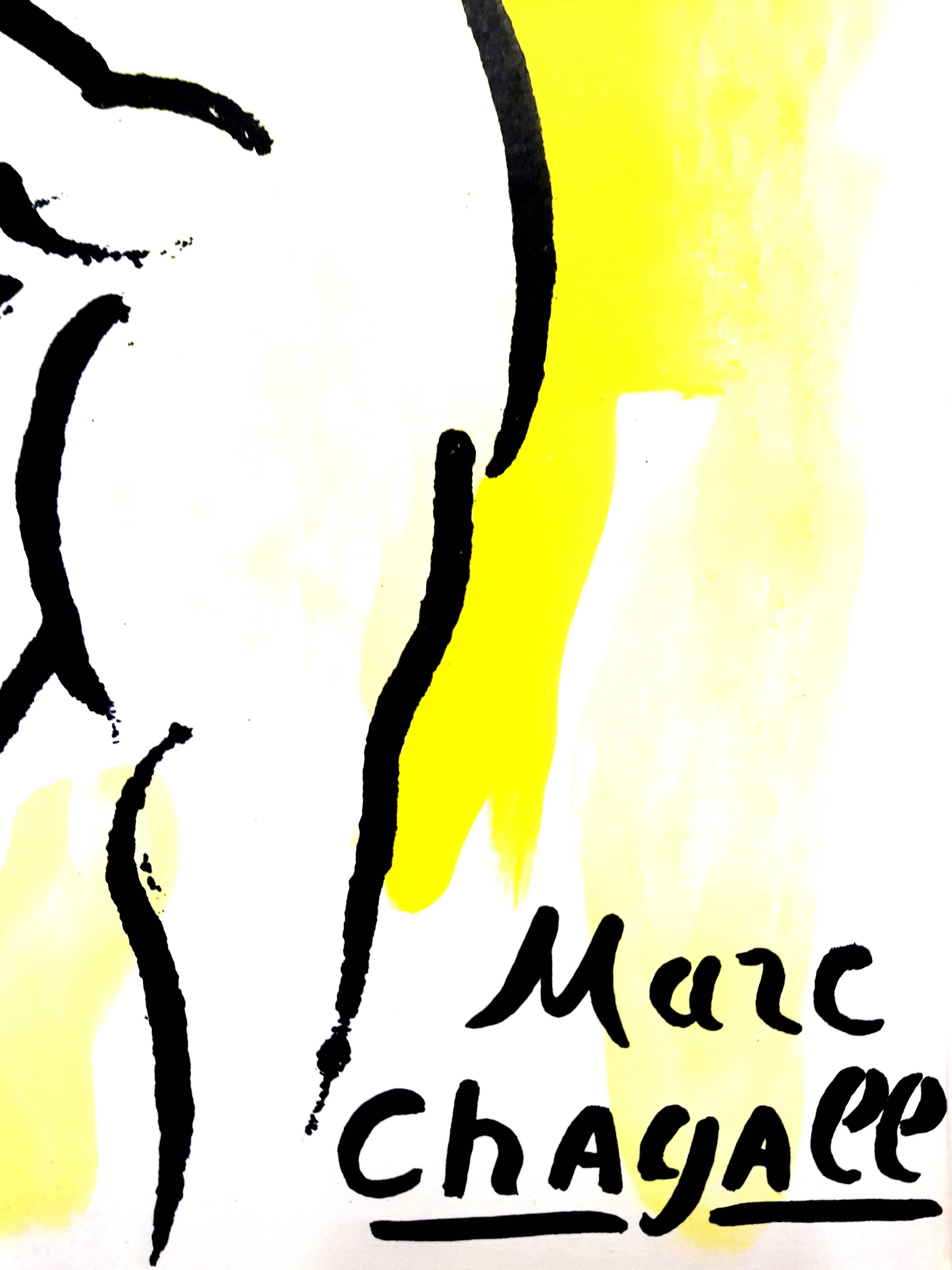 Marc Chagall – Die Bibel – Originallithographie im Angebot 1