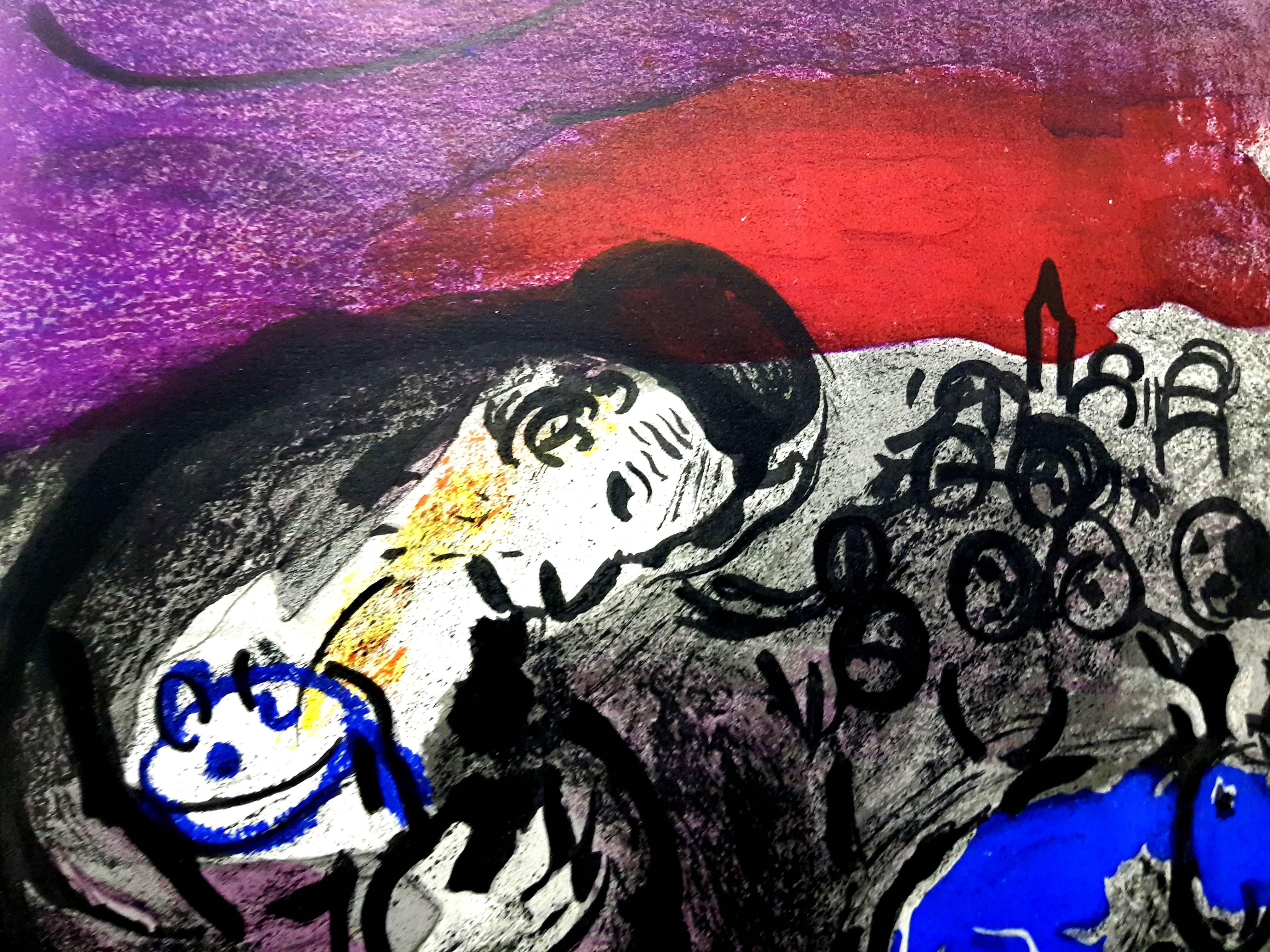 Marc Chagall – Die Bibel – Originallithographie im Angebot 3