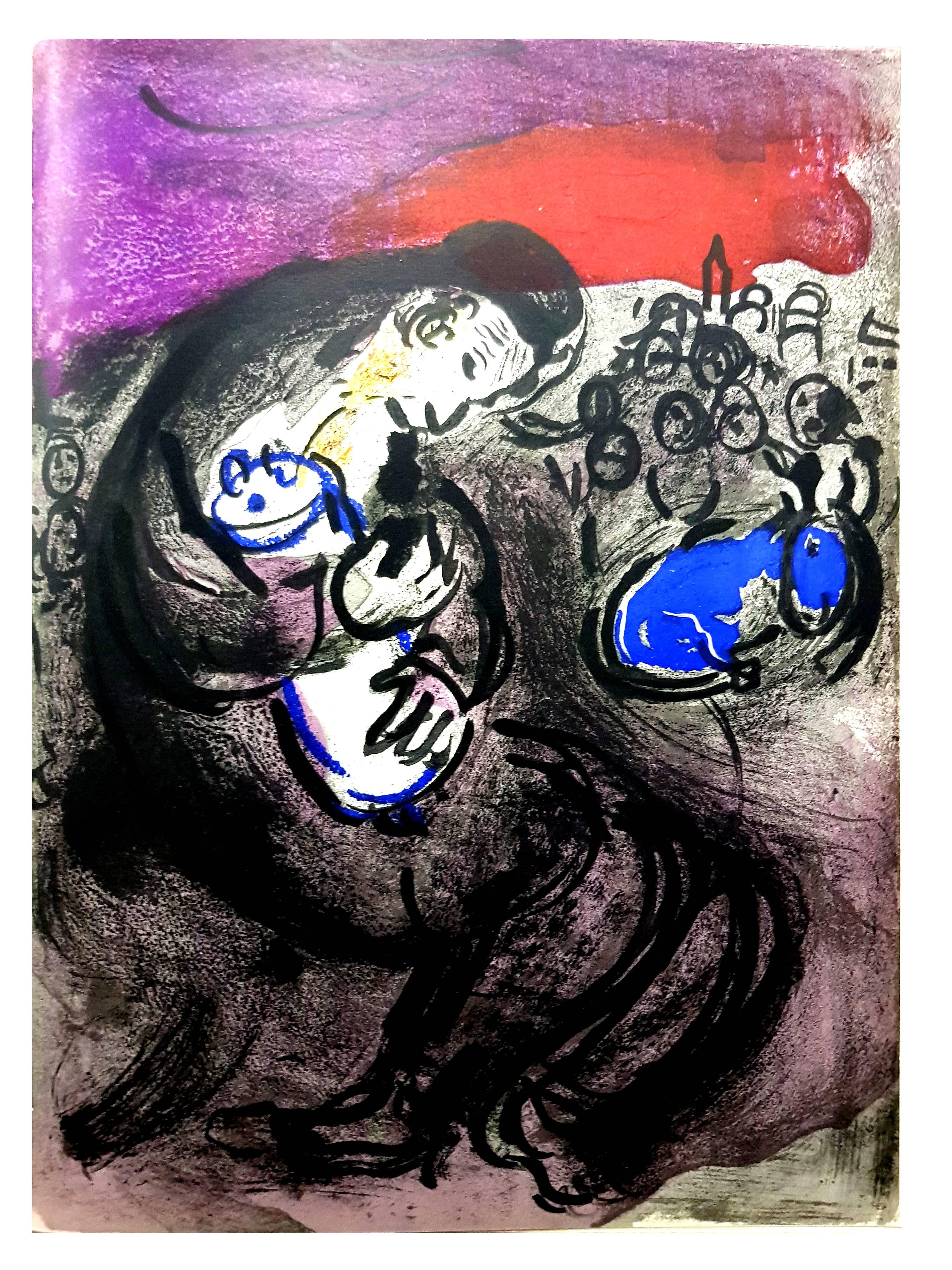 Marc Chagall - The Bible - Original Lithograph For Sale 3