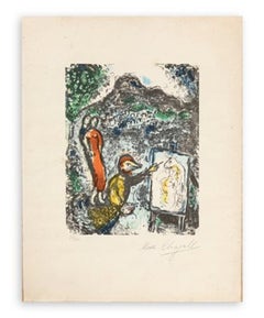 Marc Chagall (1887-1985) - Lithographie en couleurs sur papier Arches - 1972
