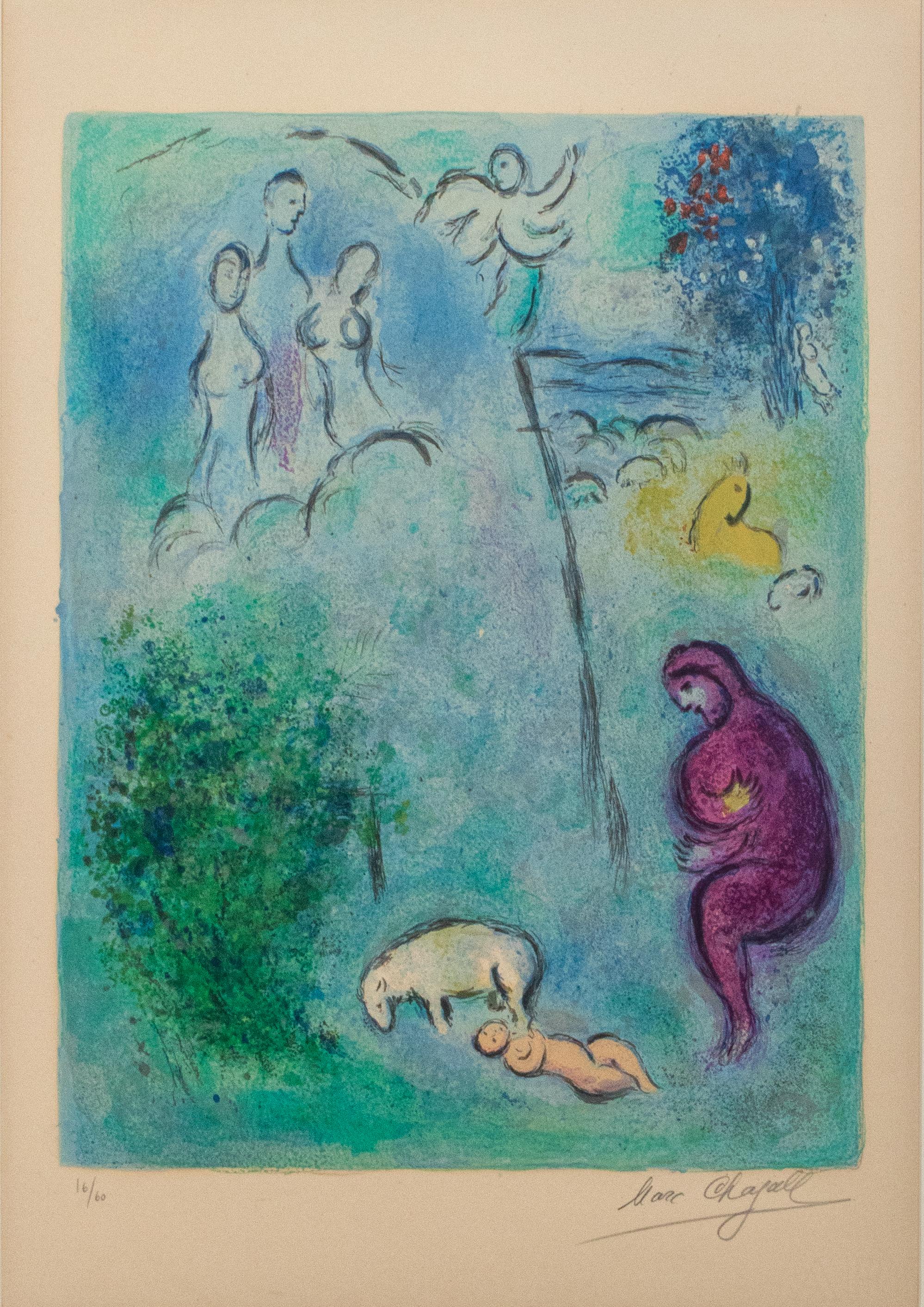 Marc Chagall (1887-1985) „Daphnis Discovers Chloe“     im Angebot 6