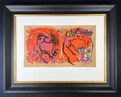 Marc Chagall ( 1887 – 1985 ) – hand-signed Lithograph on Arches paper – 1960