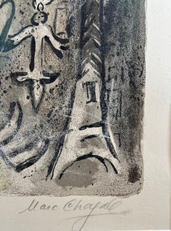 Marc Chagall ( 1887 – 1985 ) – hand-signed lithograph on BFK Rives paper – 1965