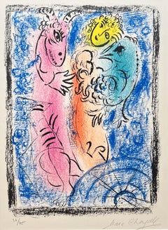 Marc Chagall ( 1887 – 1985 ) – La Piège – hand-signed Lithograph on Arches paper