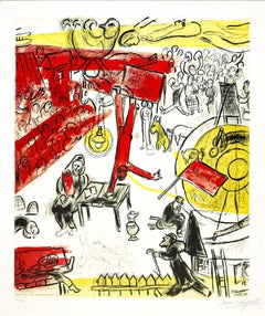 Marc Chagall (1887–1985) - La Révolution - Color lithograph on Arches paper
