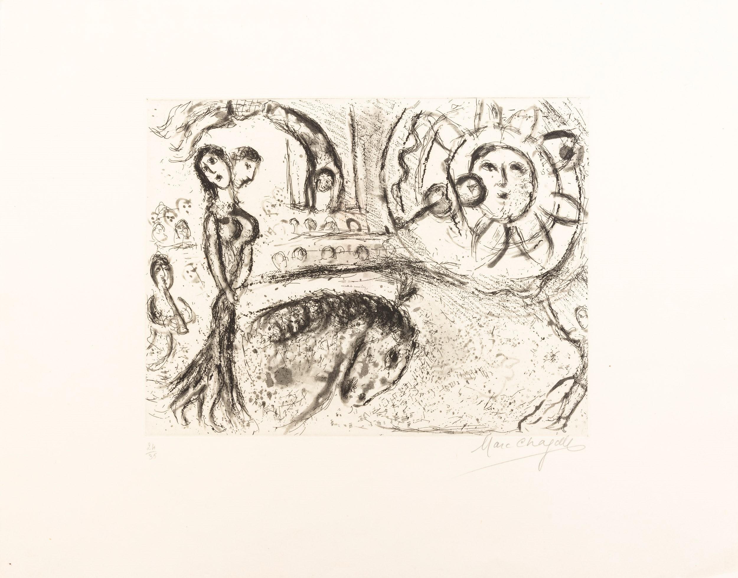 Marc Chagall (1887–1985) - Le Cirque fantastique - Etching on paper - 1967 For Sale 1