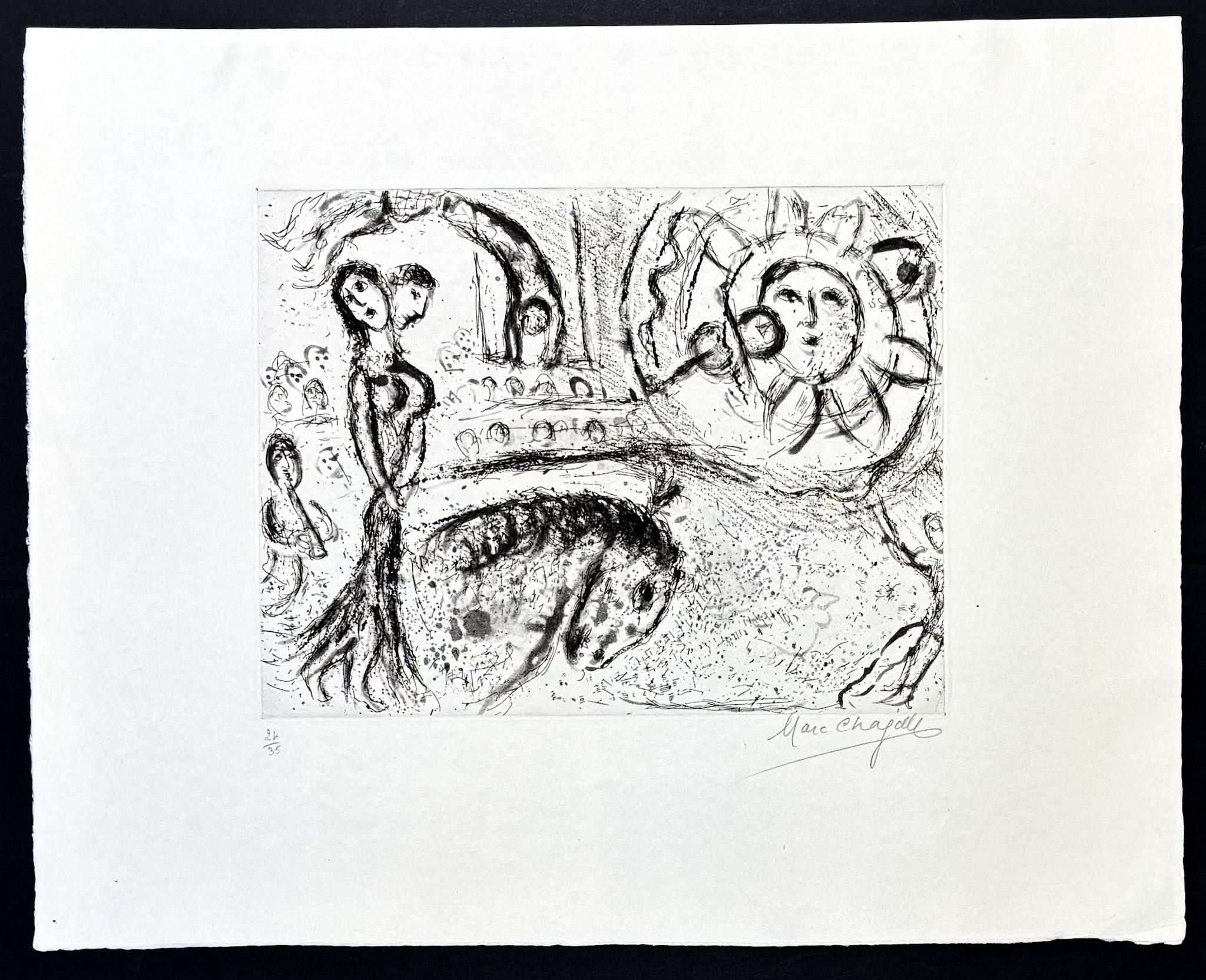 Marc Chagall (1887–1985) - Le Cirque fantastique - Etching on paper - 1967 For Sale 1
