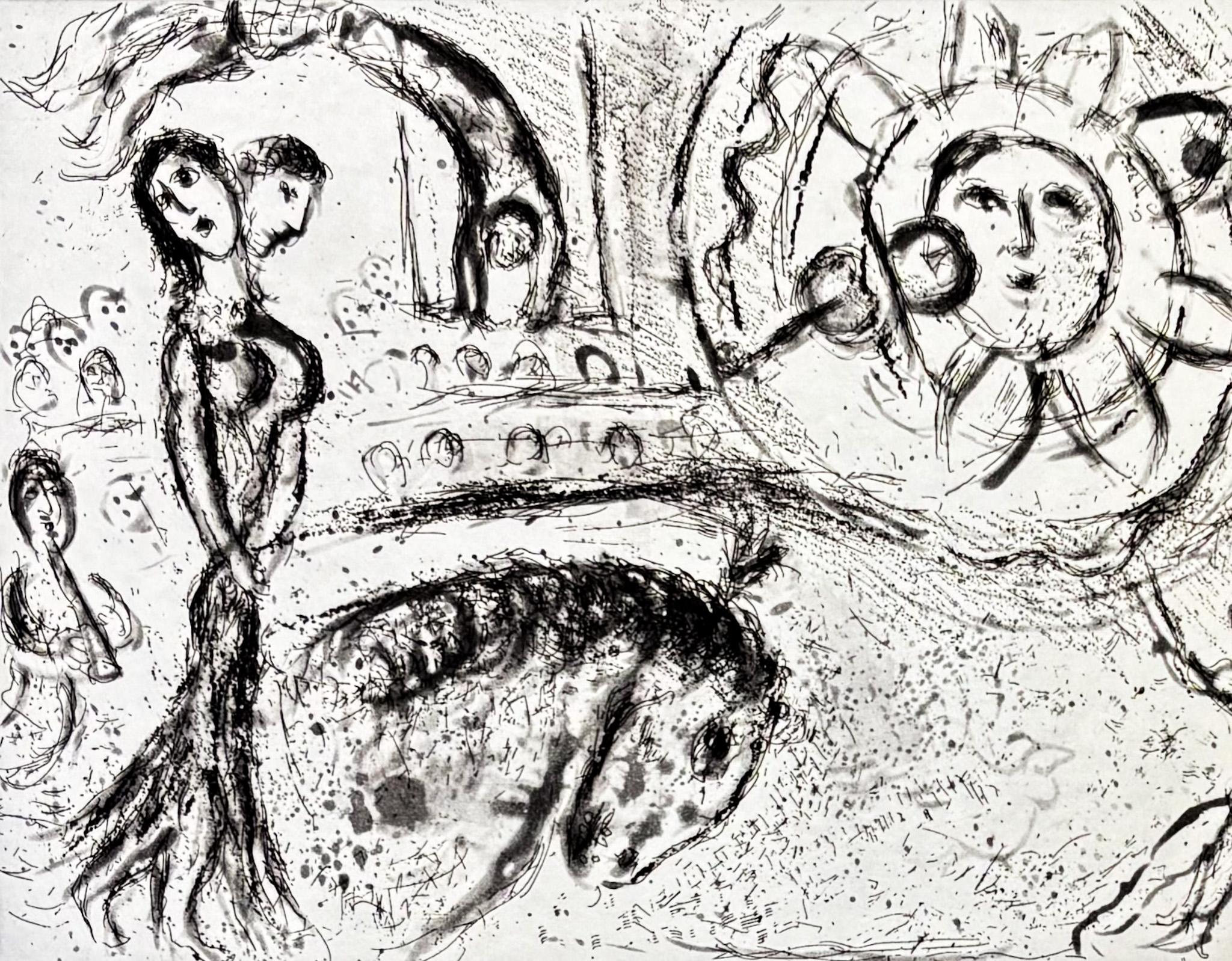 Marc Chagall (1887–1985) - Le Cirque fantastique - Etching on paper - 1967 For Sale 2