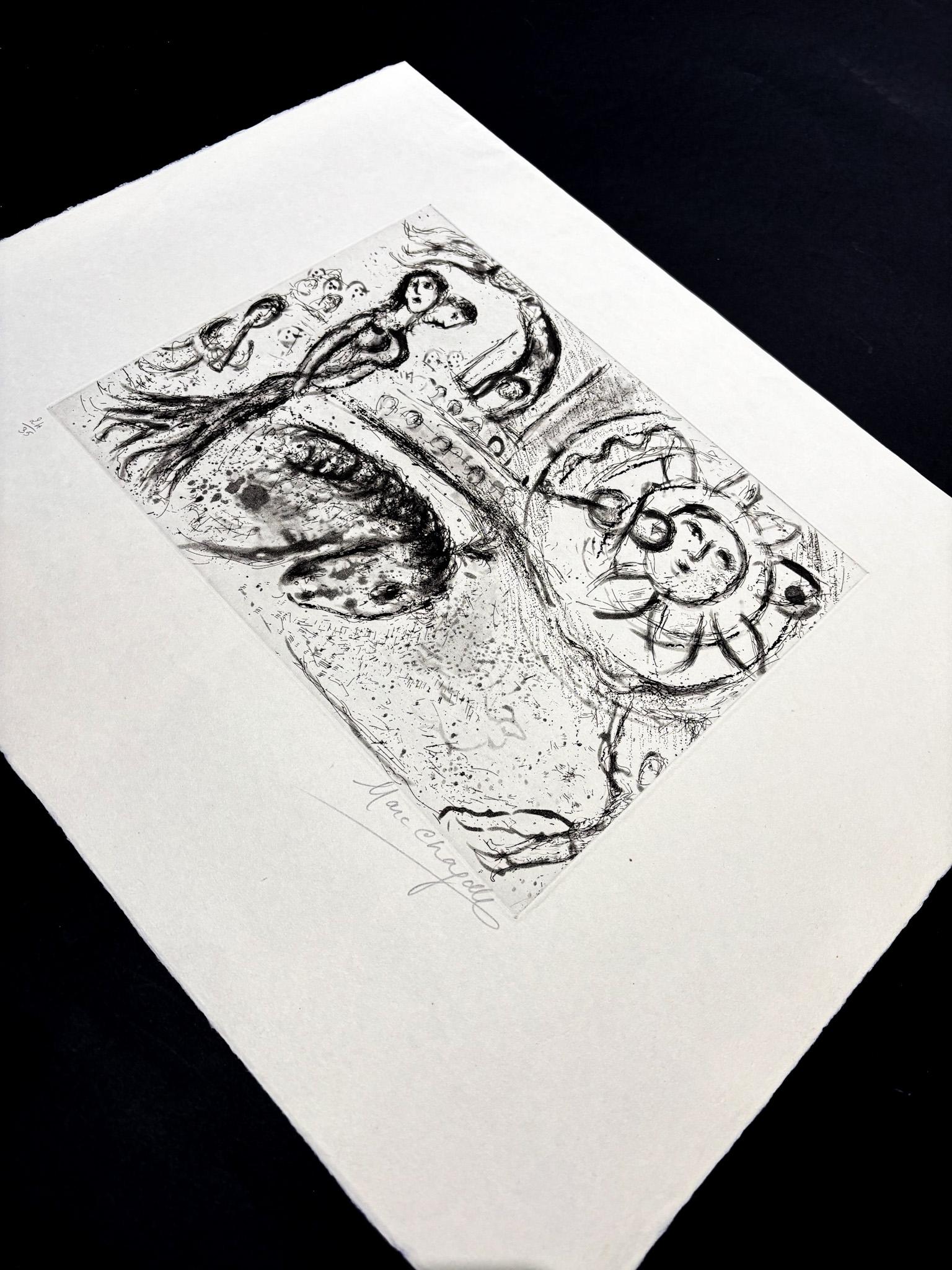 Marc Chagall (1887–1985) - Le Cirque fantastique - Etching on paper - 1967 For Sale 3