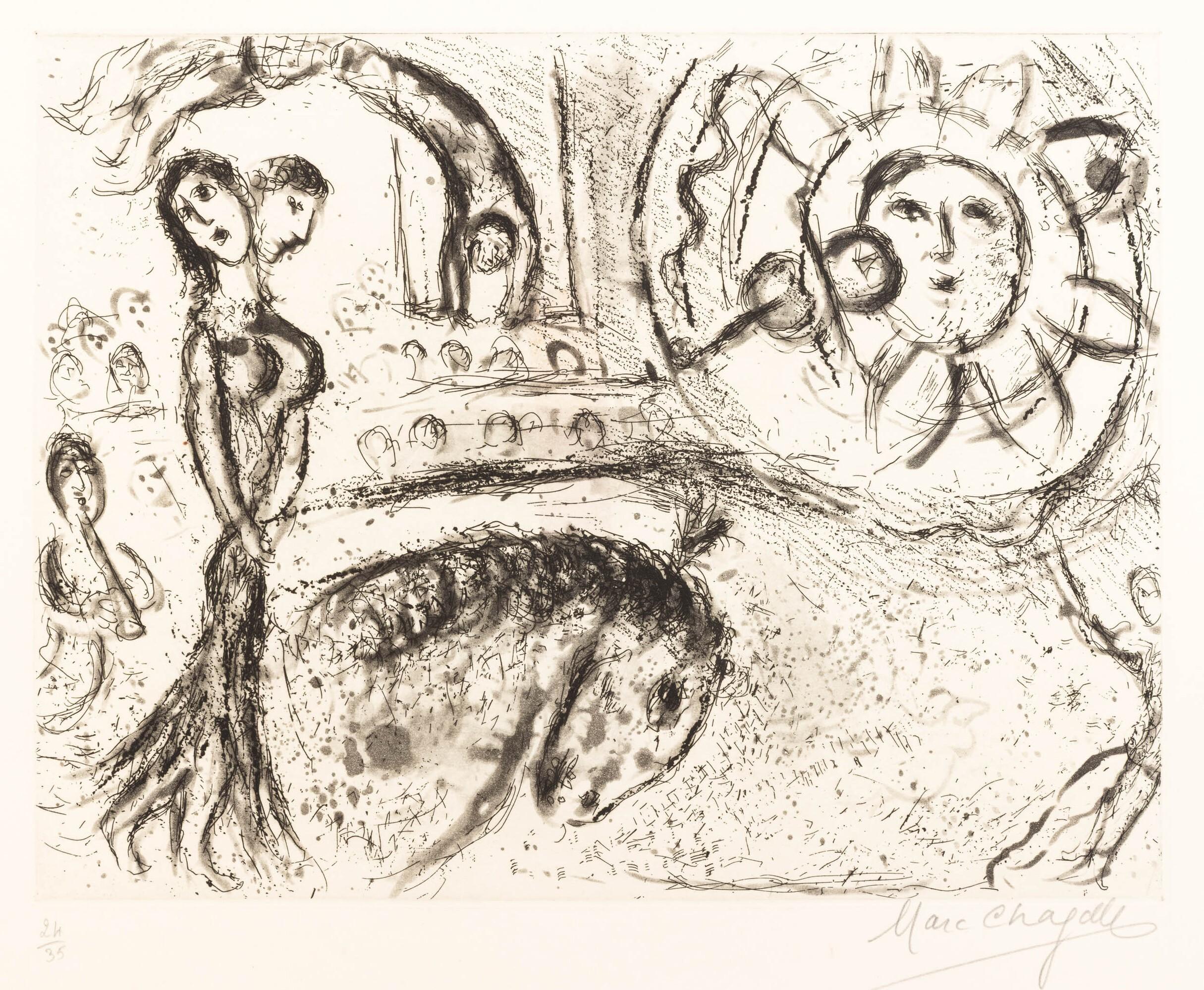 Etching on paper, edited 1967
Limited edition , numbered 24/35

Hand signed in pencil by artist
Paper size: 23.6 x 30.5 cm
Very good conditions

A regular certificate of authenticity and publication will be included

We offer professional packaging
