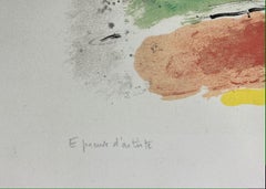 Marc Chagall ( 1887 – 1985 ) – LE FLEUVE VERT – hand-signed Lithograph on Arches
