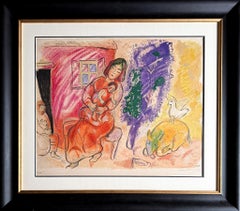 Marc Chagall (1887–1985) - Maternité - Litografia a colori su carta Arches - 1954