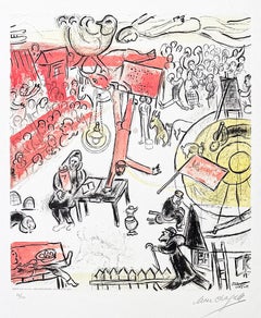 Marc Chagall (1887–1985) - Révolution - Color lithograph on paper - 1963