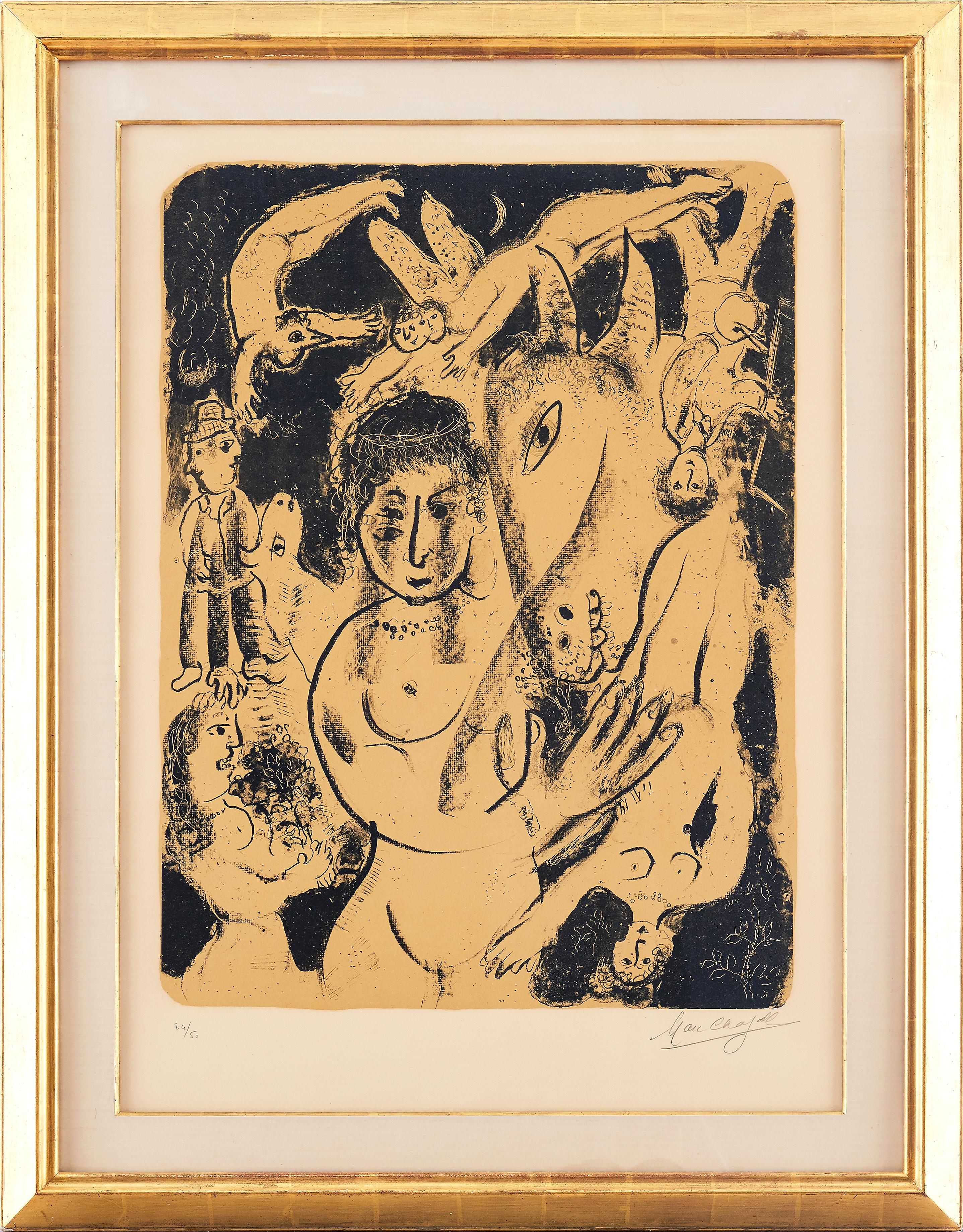 Marc Chagall – Ein Midsummer Night's dream – Original handsignierte Lithographie im Angebot 1