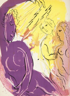 Marc Chagall, Angel of Paradise, from Drawings for the Bible, 1956