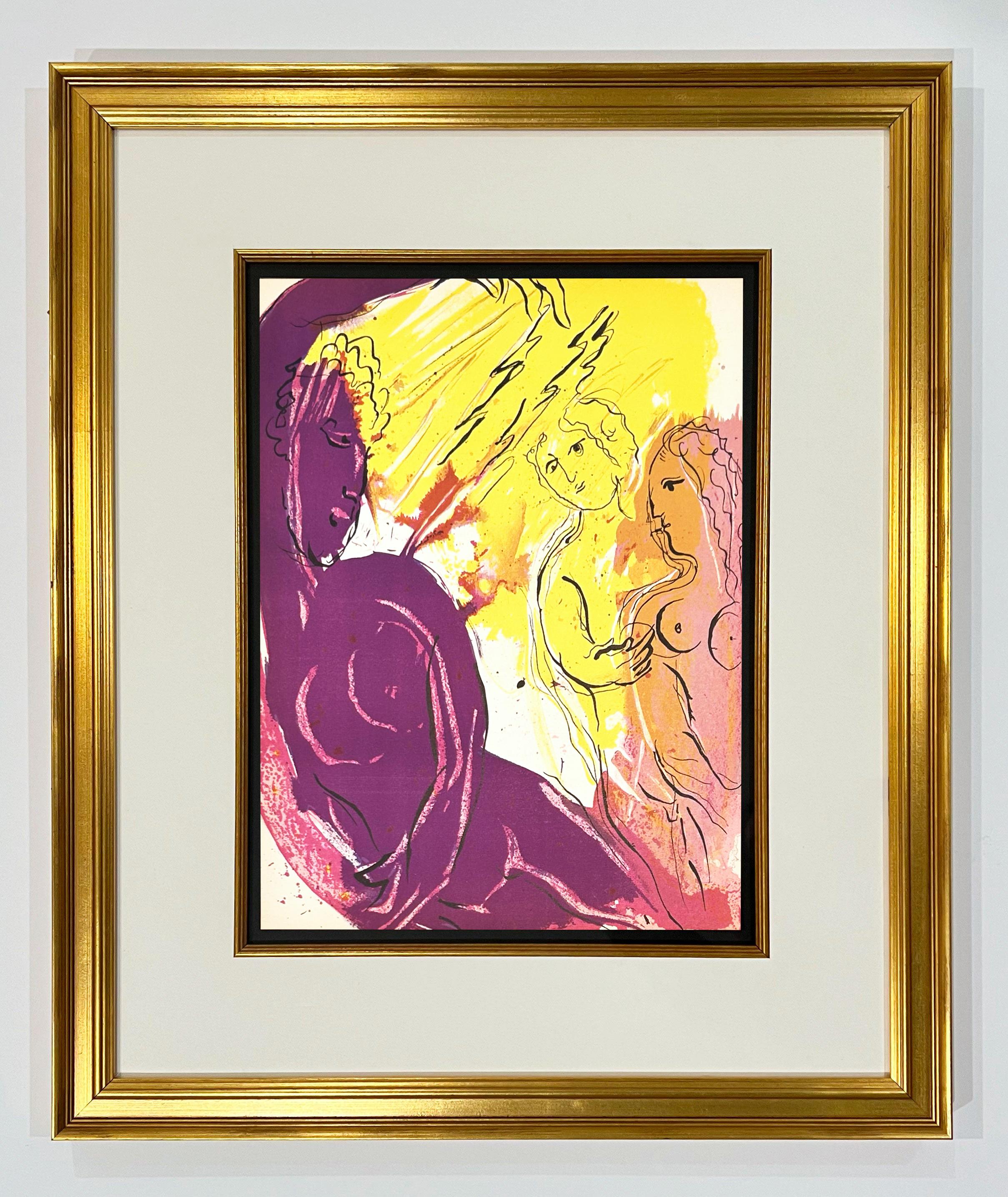 Marc Chagall Angel of Paradise, des lithographies de la Bible, 1956 en vente 1