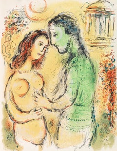 Marc Chagall, Ares and Aphrodite, from Homer, The Odyssey, 1989 (after)