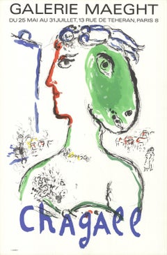 Marc Chagall 'Artist As A Phoenix' 1972- Lithograph