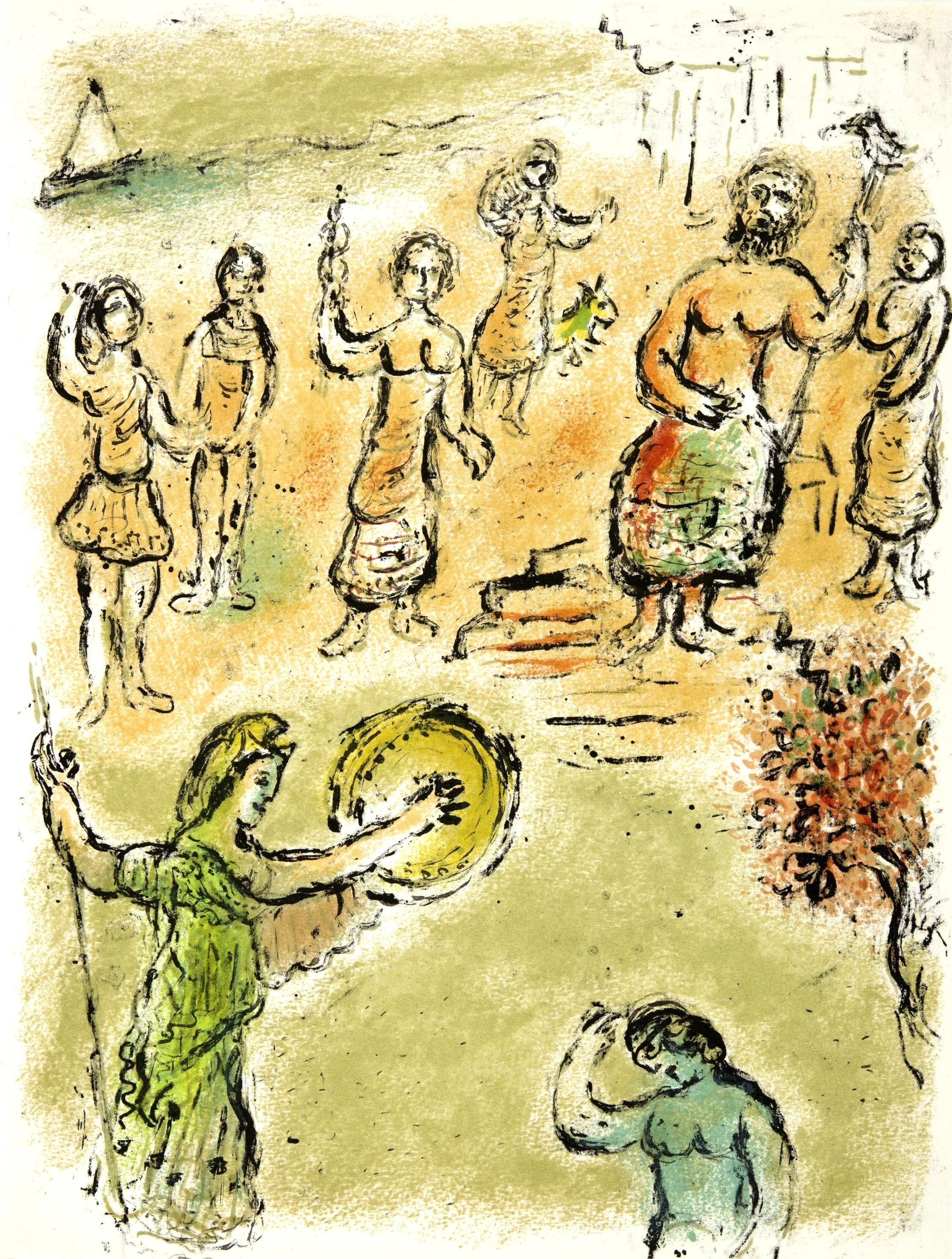 Marc Chagall, Assembly of the Gods, from Homer, The Odyssey, 1989 (after)