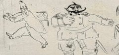 Marc Chagall, At the Treasury, the New Chief, from Dead Souls, 1923–1927