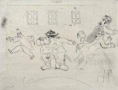 Marc Chagall, At the Treasury, the New Chief, from Dead Souls, 1923–1927
