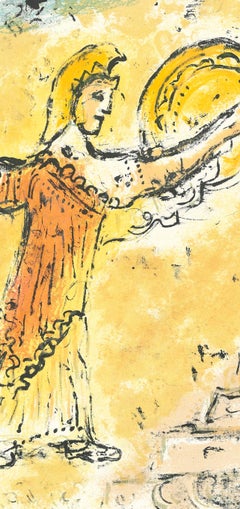 Marc Chagall, Athena and Telemachus, from Homer, The Odyssey, 1989 (after)