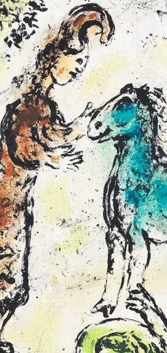 Marc Chagall, Athena and the Horse, from Homer, The Odyssey, 1989 (after)