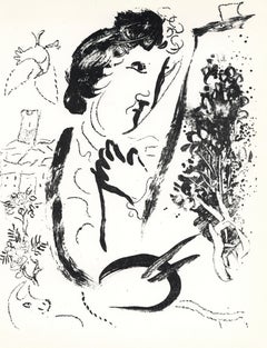 Marc Chagall, Before the Painting, from Chagall Lithographer II, 1963