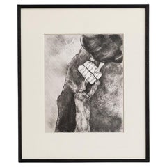 Marc Chagall, Biblical Series, 1956, Framed Black and White Heliogravure