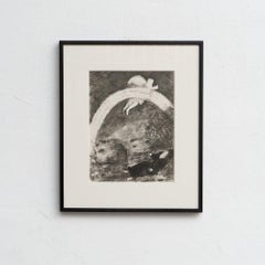 Marc Chagall, Serie biblica, 1956, eliogravura in bianco e nero incorniciata