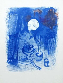 Marc Chagall Blue Still Life