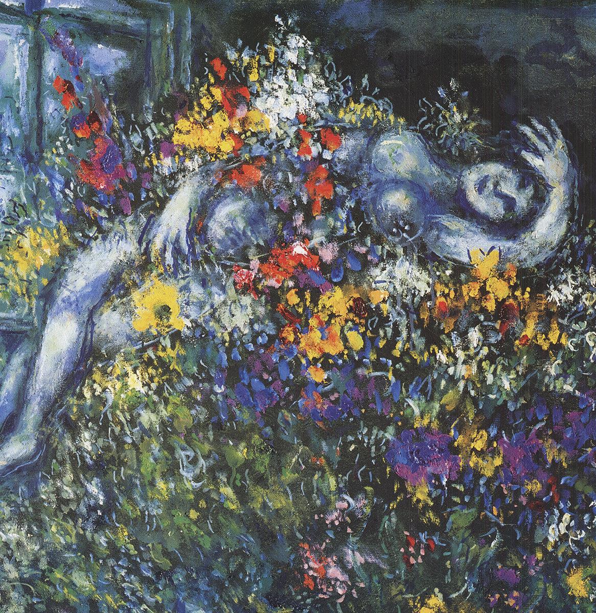 Marc Chagall 'Bouquet Ardent' 1993- Offset Lithograph For Sale 2