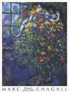 Marc Chagall 'Bouquet Ardent' 1993- Offset Lithograph