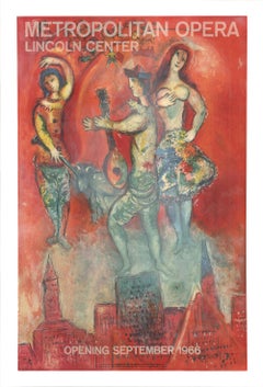 Vintage Marc Chagall-Carmen -42.75" x 29.25"-Lithograph-1966-Modernism