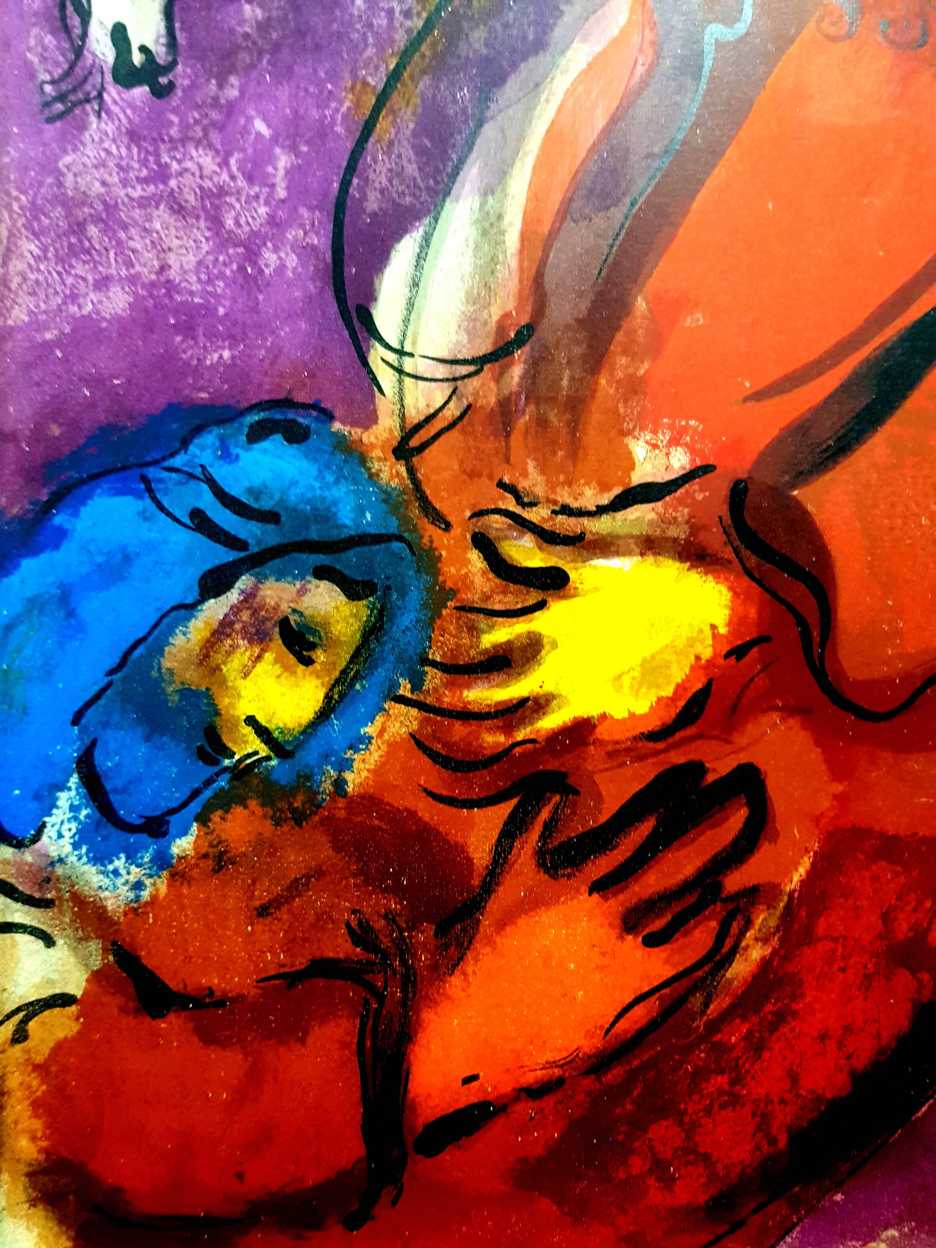 Marc Chagall – Bunte Bibel – Originallithographie im Angebot 1