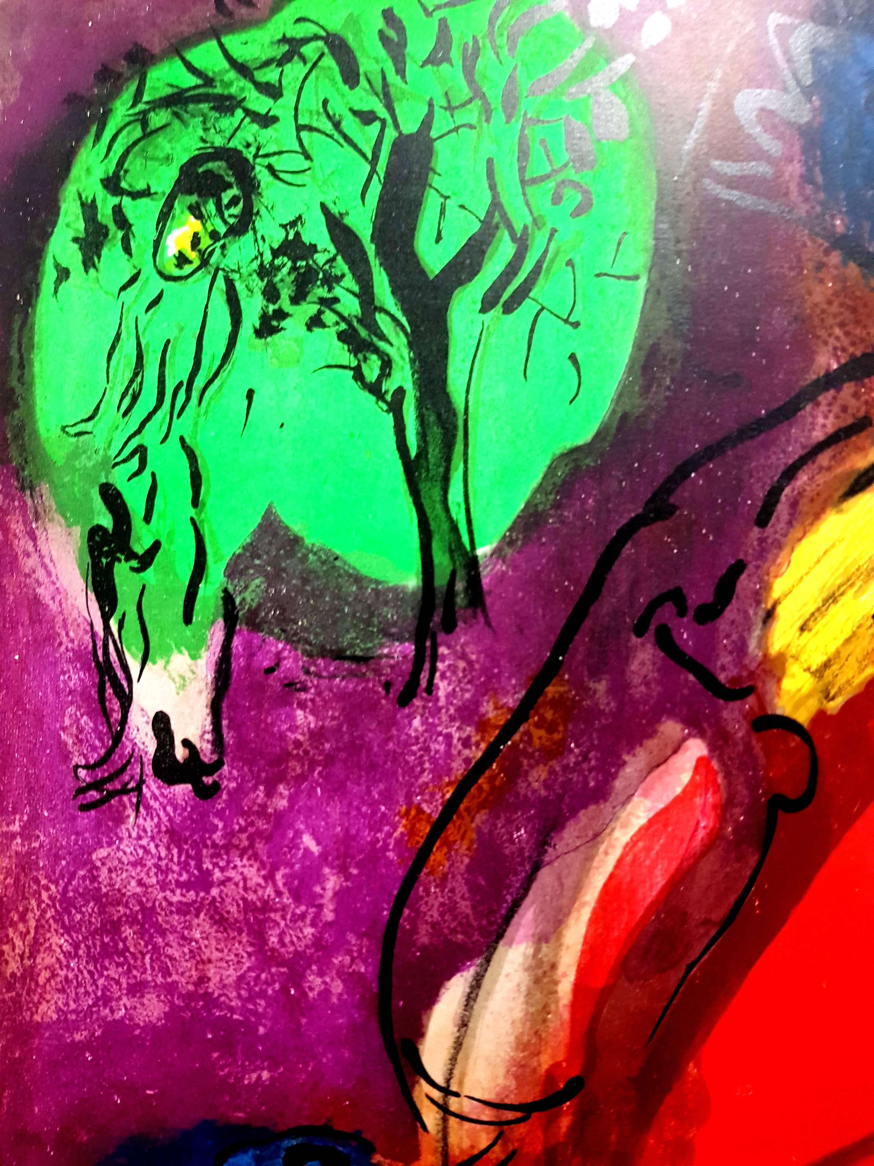 Marc Chagall – Bunte Bibel – Originallithographie im Angebot 3