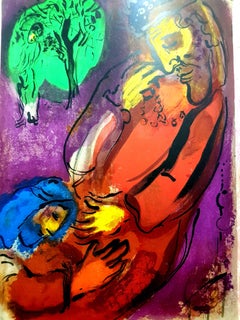 Marc Chagall - Colorful Bible - Original Lithograph