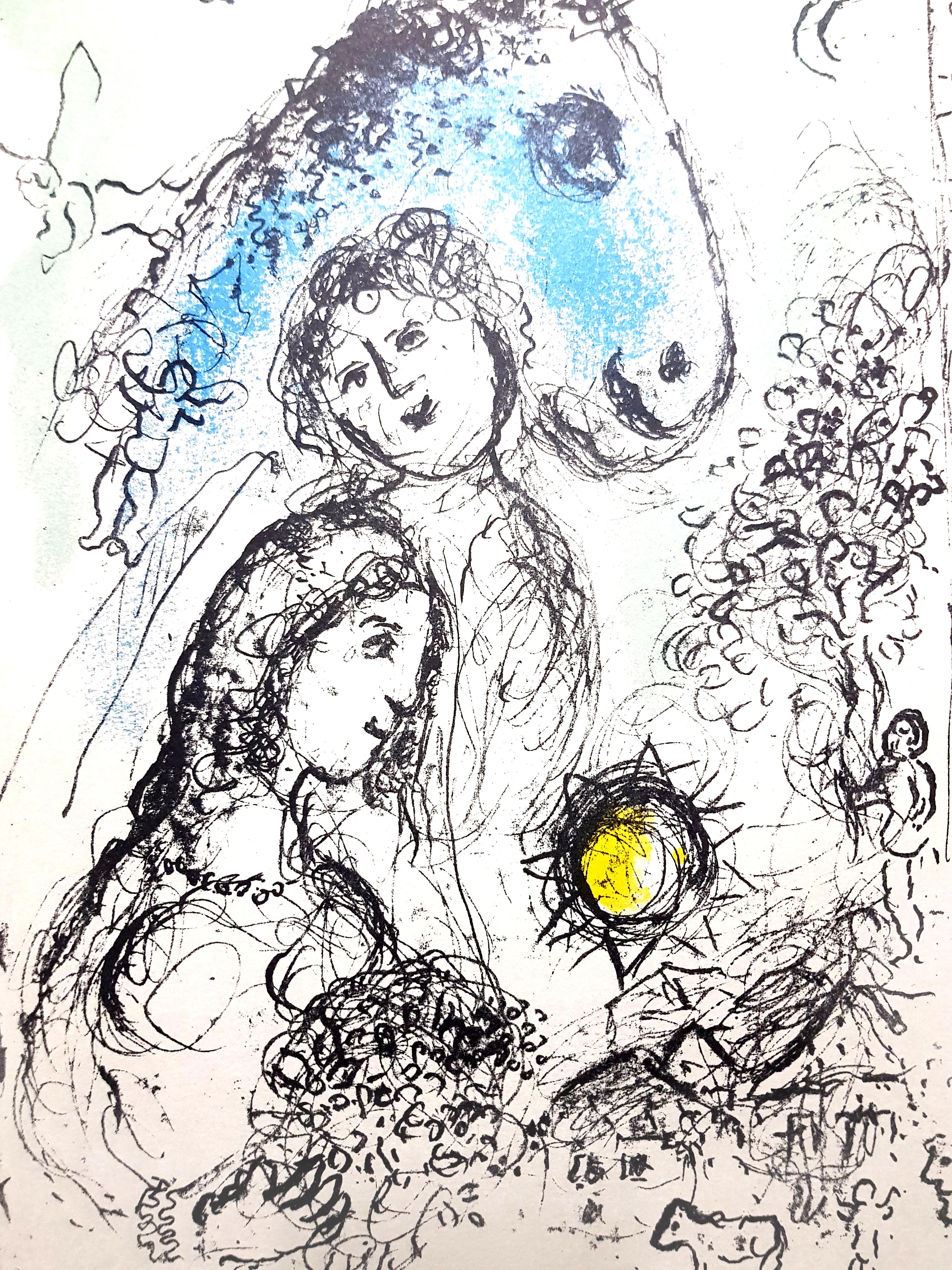 Marc Chagall - Couple - Original Lithograph 1