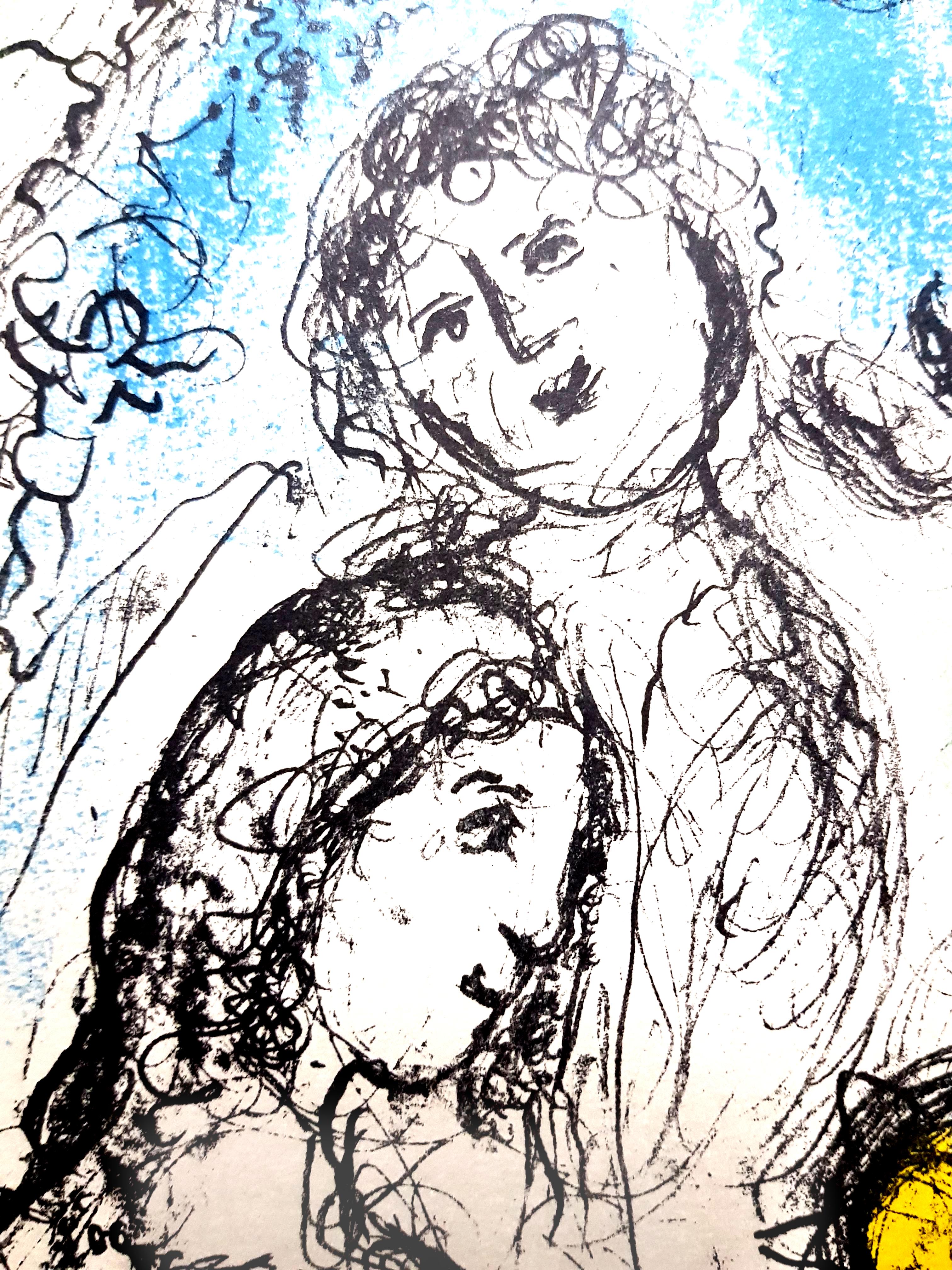 Marc Chagall - Couple - Original Lithograph 3