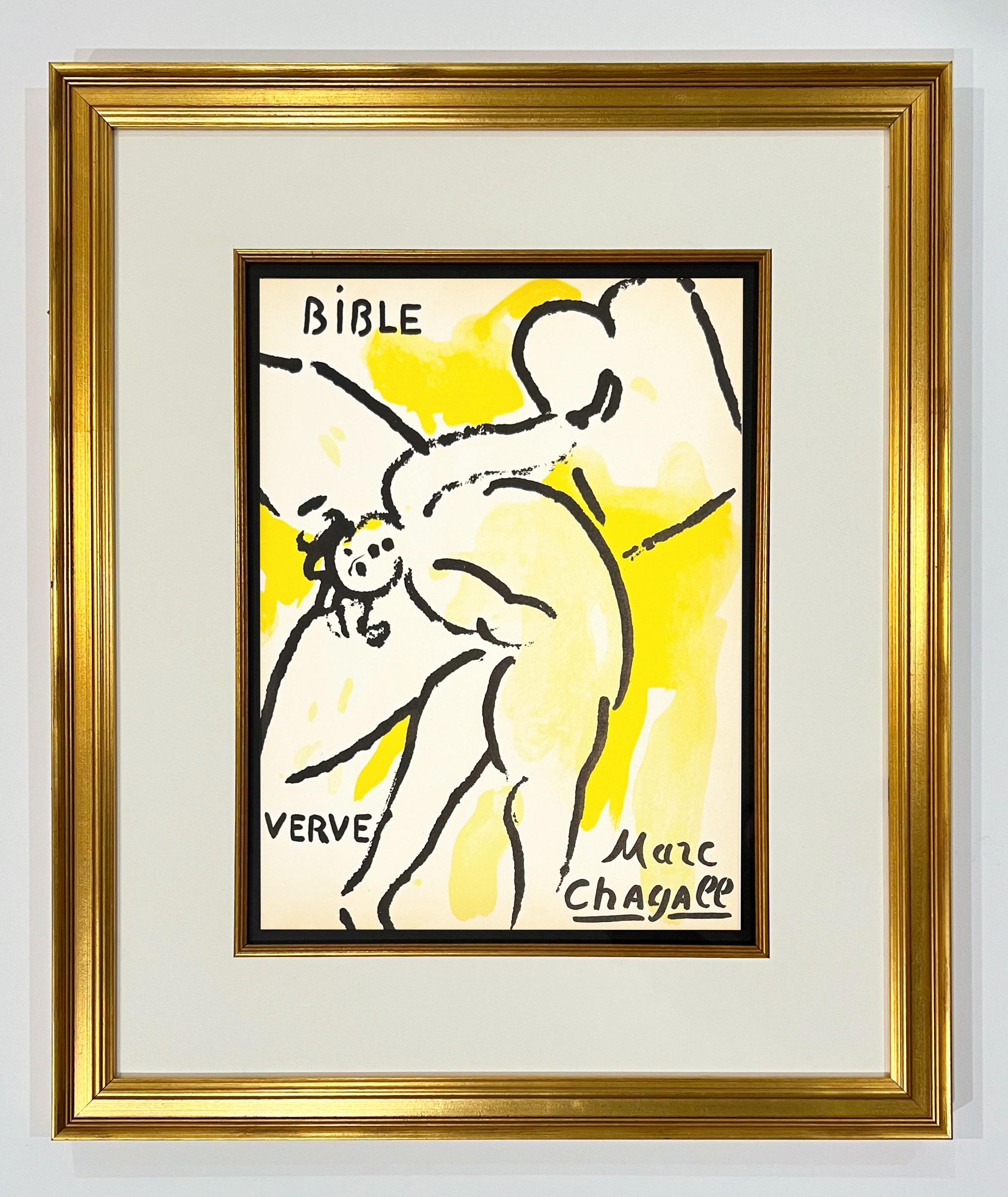 Copertina di Marc Chagall, da Le litografie della Bibbia 1956 in vendita 1