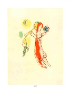 Marc Chagall "Daphne et Chloe" 1963- Vintage