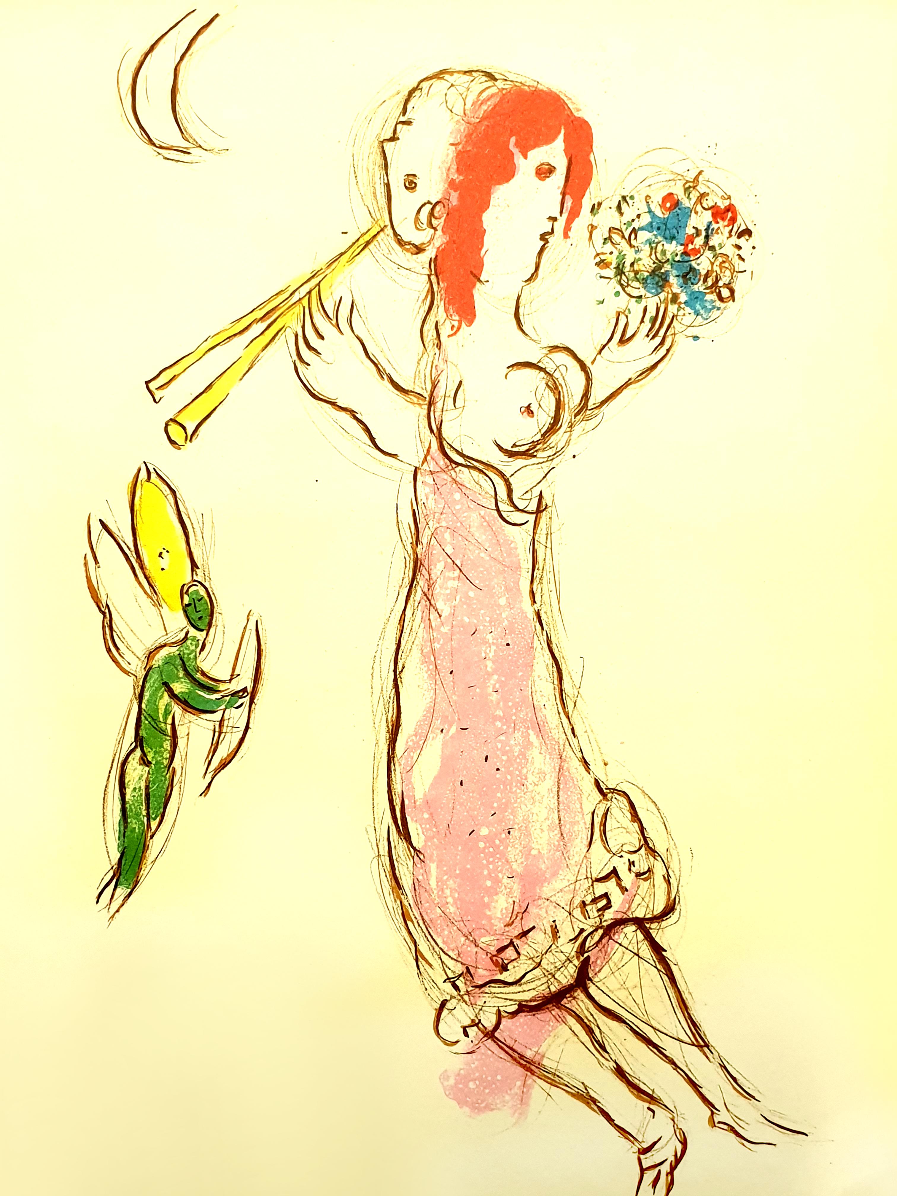 Marc Chagall - Daphnis und Chlo - Original Lithographie im Angebot 2